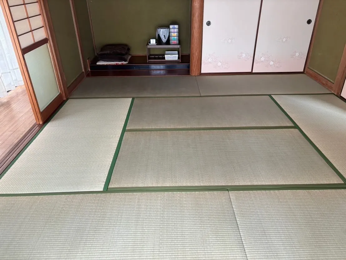 愛媛県松山市で畳表替えと襖張替え✨